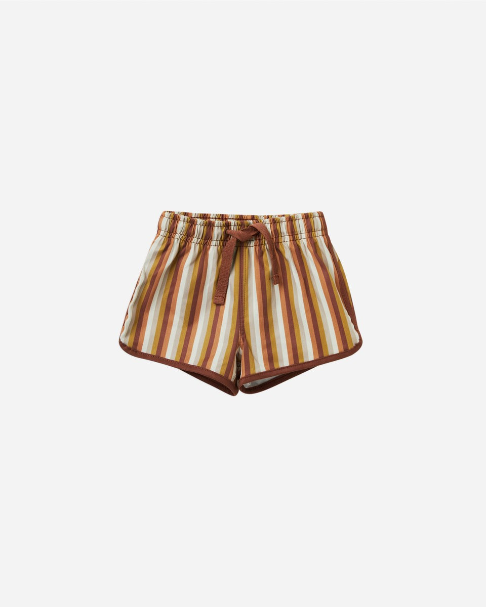 swim trunk | multi-stripe | Rylee + Cru