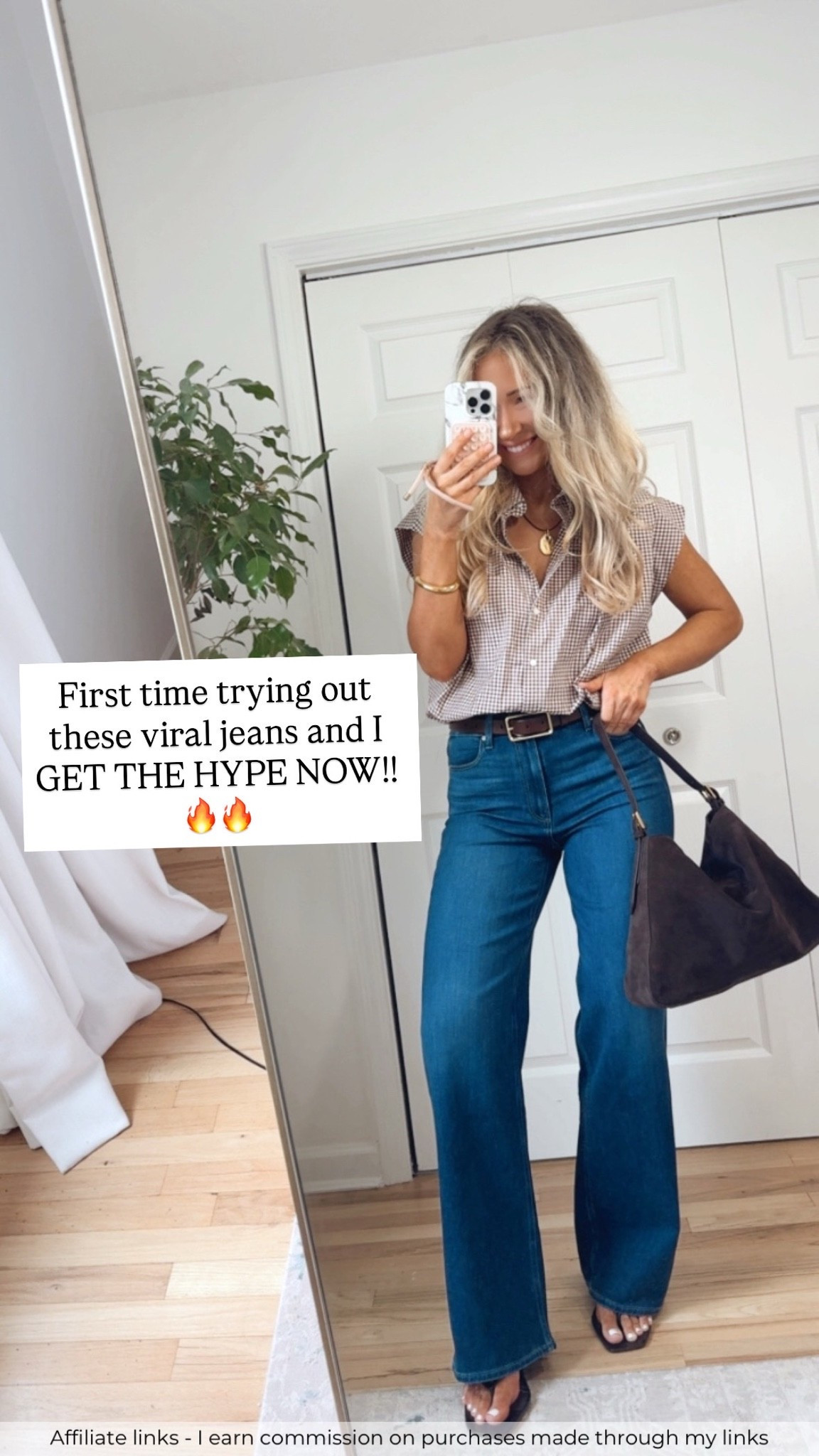 Affiliate links - I earn commission on purchases made through my links 

Early fall outfits
Paige Anessa jeans
Viral jeans
Zara top
Brown suede bag