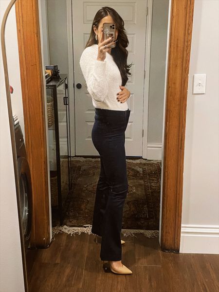 Obsessed with these Old Navy Pixie Pants! So comfy and stretchy — these are non-maternity but totally bump friendly! Ordered my pre-pregnancy size and may order one size up later in pregnancy. 

#LTKsalealert #LTKbump #LTKfindsunder50