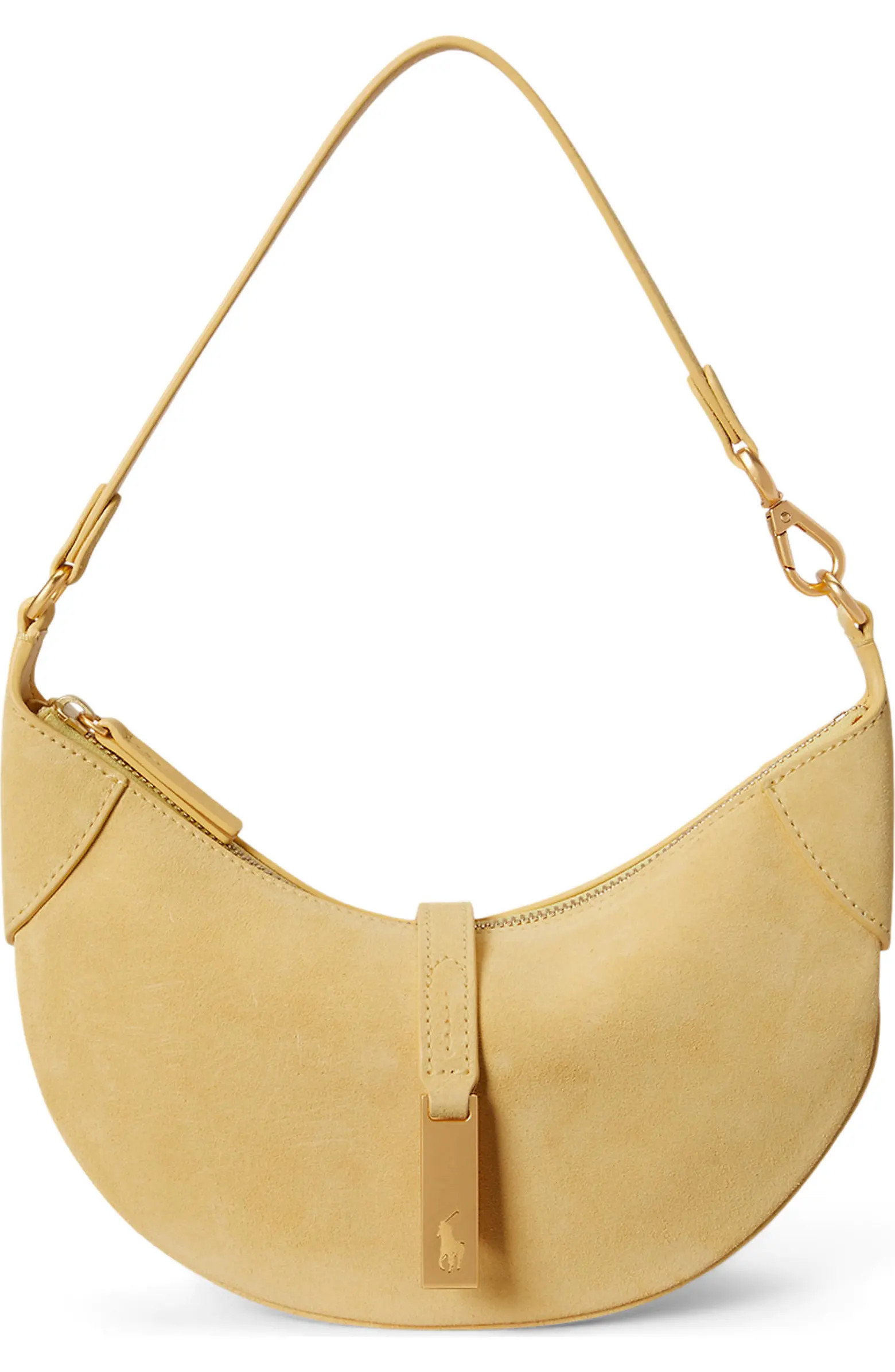 Mini Polo ID Suede Shoulder Bag | Nordstrom