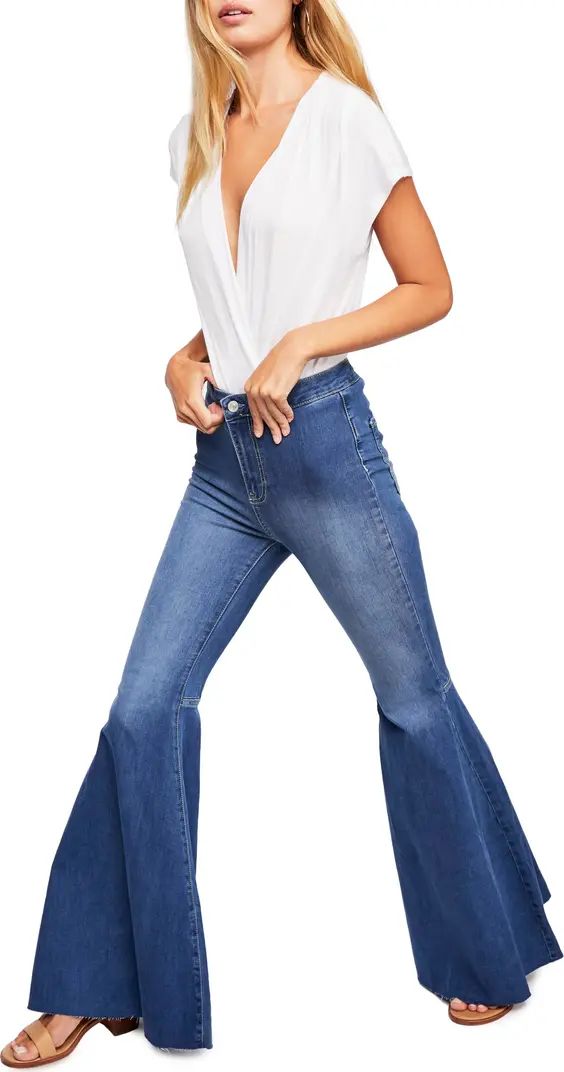 We the Free Just Float On High Waist Flare Jeans | Nordstrom