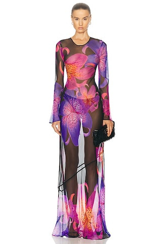 Vienna Silk Dress | FWRD 