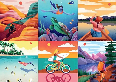 Buffalo Games - Wanderlust - 300 Large Piece Jigsaw Puzzle | Amazon (US)