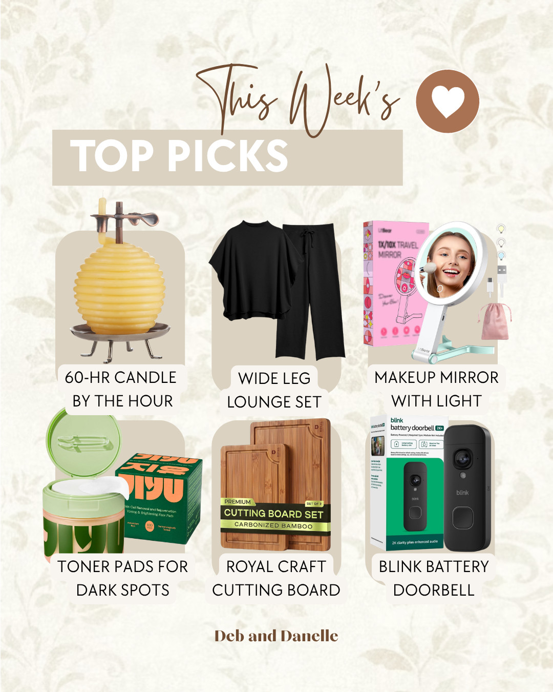 Check out my top picks for this week! From cozy loungewear to a handy makeup mirror, these items will surely add convenience to your daily life. #productrecommendations 

 #LTKHome #LTKSaleAlert #LTKMidsize