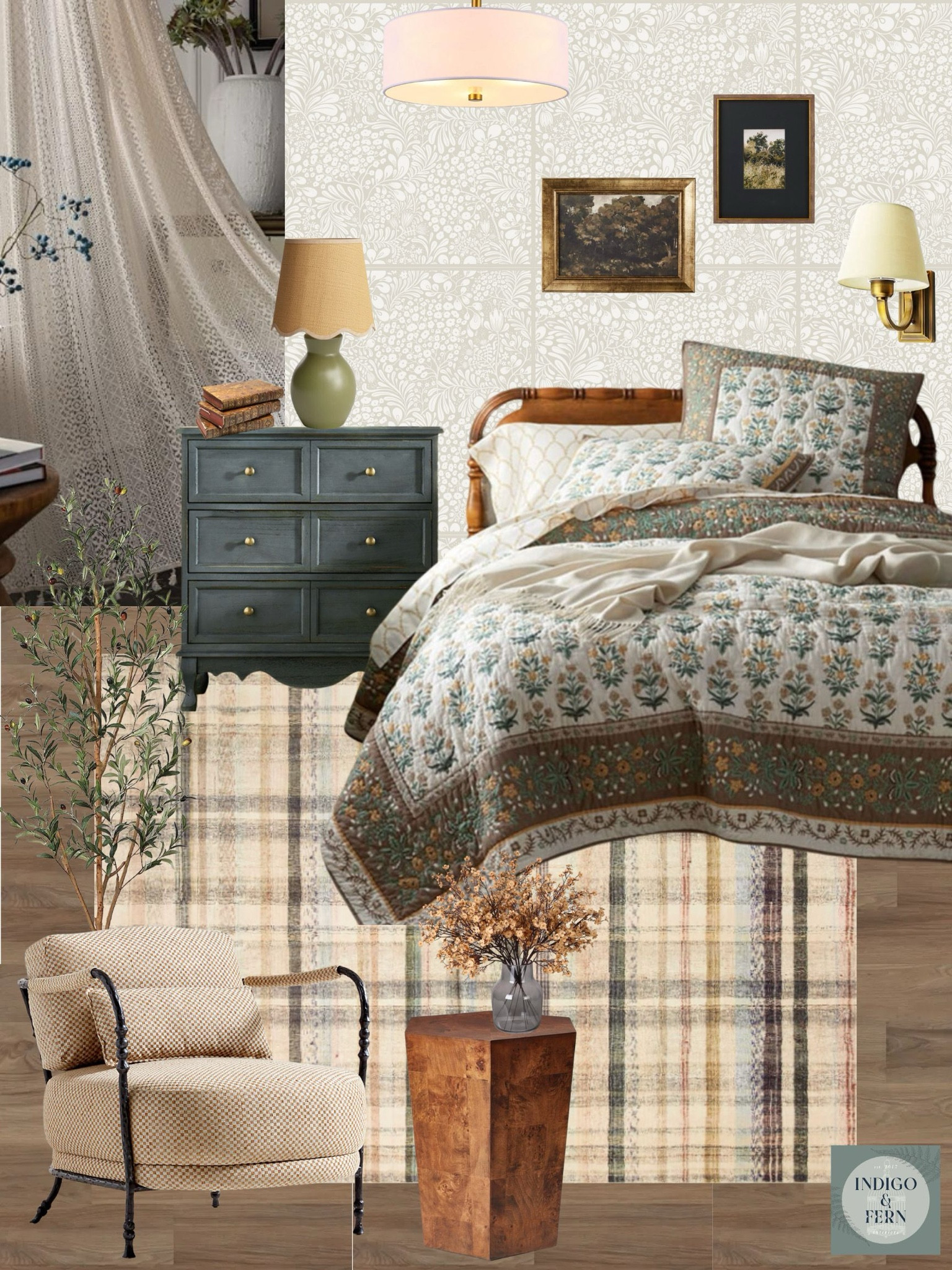 Let’s get cozy! 🍂 This English country cottage bedroom makes me want to sip tea and read Wuthering Heights whilst I gaze over the moors. Just me? 🤍

#LTKHome #LTKFallSale #LTKSeasonal