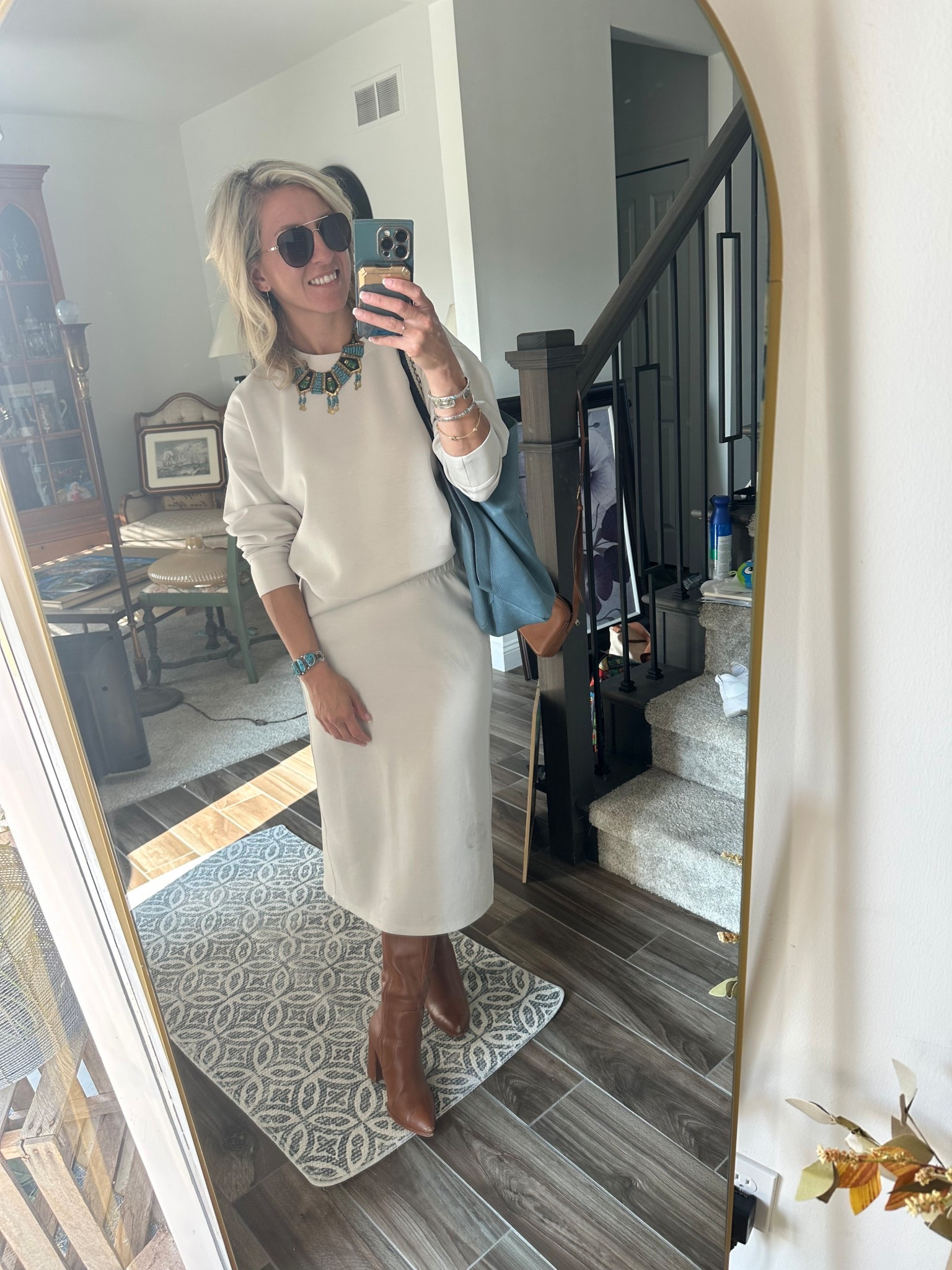 🍂✨ My ultimate fall uniform 🍁
This skirt has officially earned “favorite” status ...effortless, chic, and so easy to style. Whether I’m seeing patients during the day, running errands, or heading out for cozy dinner plans, it transitions seamlessly. 🖤

Pair it with an oversized sweater + boots for a casual vibe, or a fitted top + heels for a night out. It’s giving all the fall feels 🍁☕️

🛍️ Shop the look directly via my LTK 🤍
#LTKfinds #FallOutfitInspo #OOTD #FallSkirtStyle #LivingSimplyByHeatherLeigh

#LTKCon #LTKSeasonal #LTKFallSale
