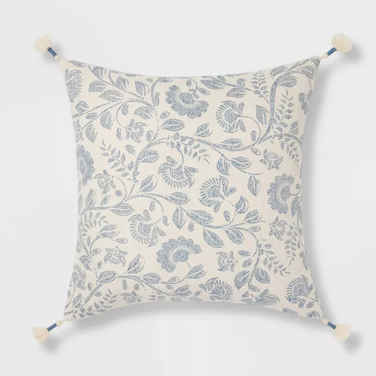 Jacobean Square Throw Pillow - Threshold™ | Target