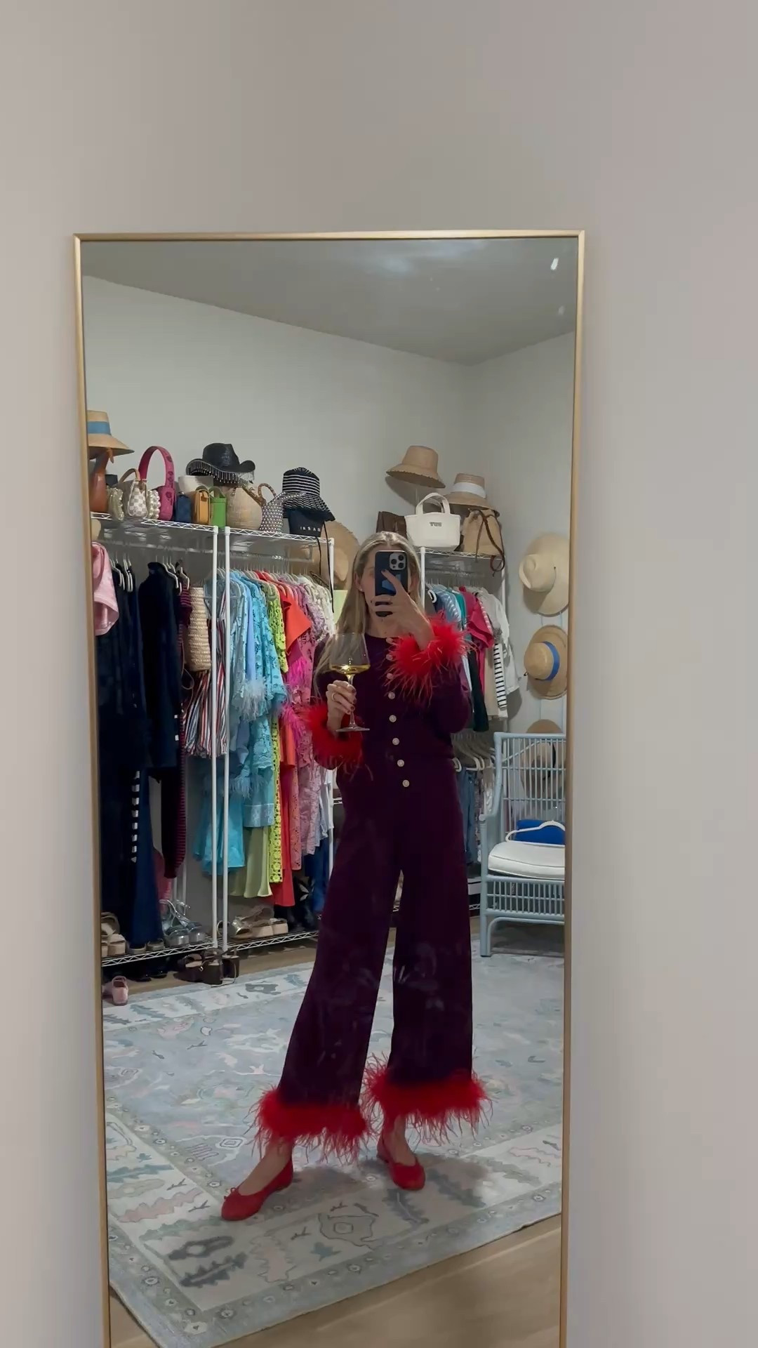 This Antonio Melani x The Nat Note set is my new favorite winter outfit — cozy wool blend, feather cuffs, and the chicest matching pants. I added the Margaux red satin flats for a subtle holiday outfit pop. Perfect for Christmas outfits, travel outfits, and polished fall outfits. Linking the full look + seasonal pieces trending on LTK.


#LTKgrwm #LTKHoliday #LTKootd