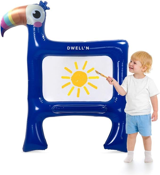 Dwell'n Toucan Giant Inflatable Easel (Giant Blow Up Easel) - a Fun Toucan Design coupled with a ... | Amazon (US)