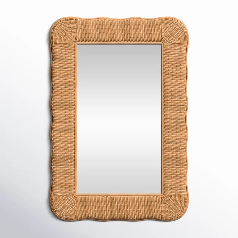 Birch Lane™ Jacek Rattan Rectangle Wall Mirror | Wayfair | Wayfair North America