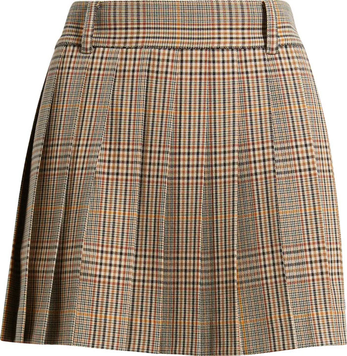 Pleated Plaid Miniskirt | Nordstrom