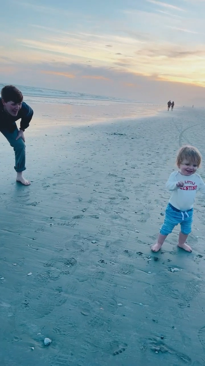 it truly just does NOT get better than this right here 🥹 our forever beach baby 👼🏼🌊 is in his happy place with sand between his toes and running towards the water - pure JOY!!! ✨🥰

#LTKbaby #LTKtravel #LTKfamily