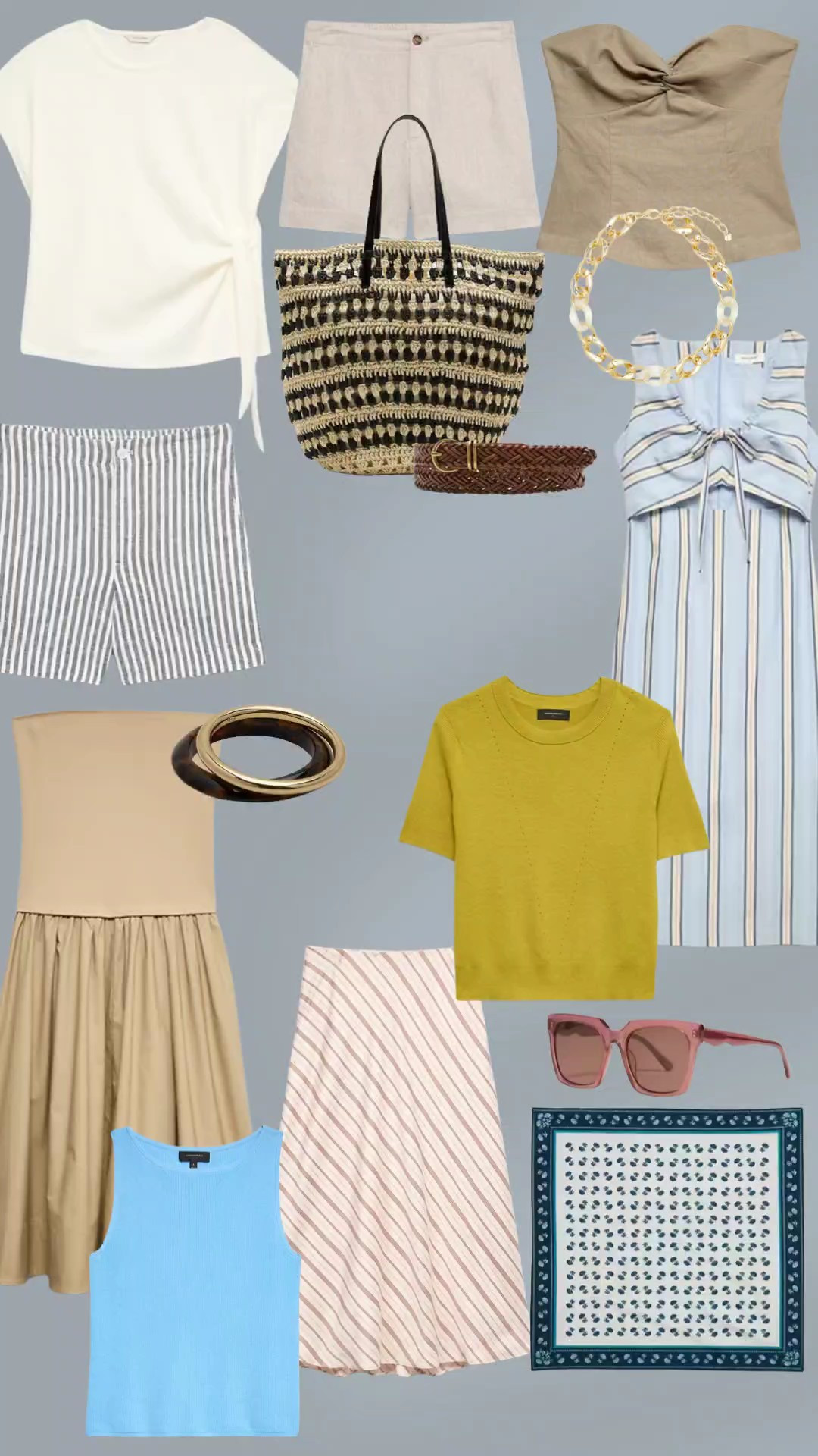 Banana Republic Factory spring summer style. Style inspiration. Wardrobe capsule. 

#LTKootd #LTKSeasonal #LTKSaleAlert