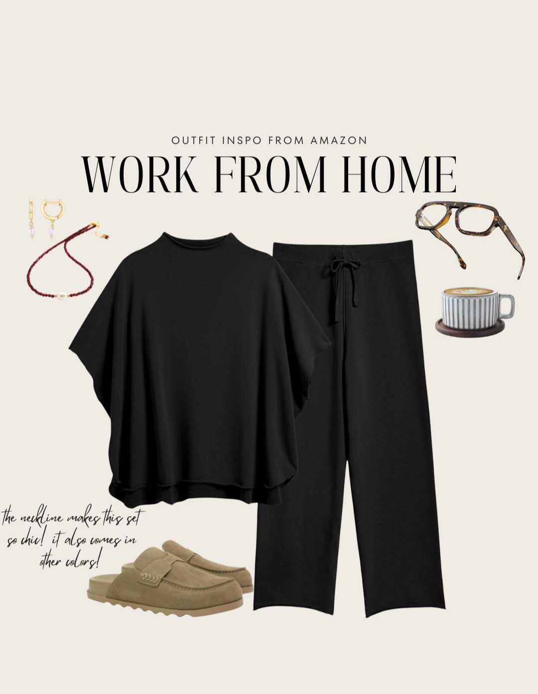 work from home outfit inspo! love this set!!

#LTKStyleTip #LTKMidsize #LTKHome