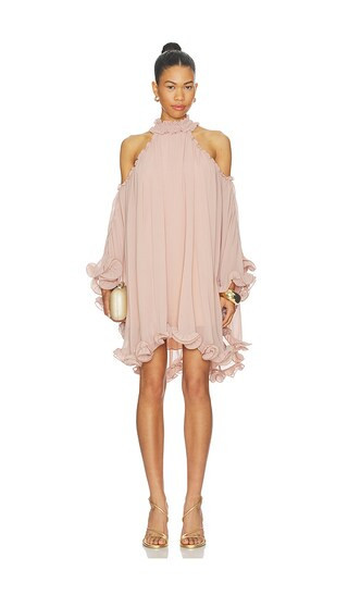 Aniye By Tessa Mini Dress in Blush. - size S | Revolve Clothing (Global)