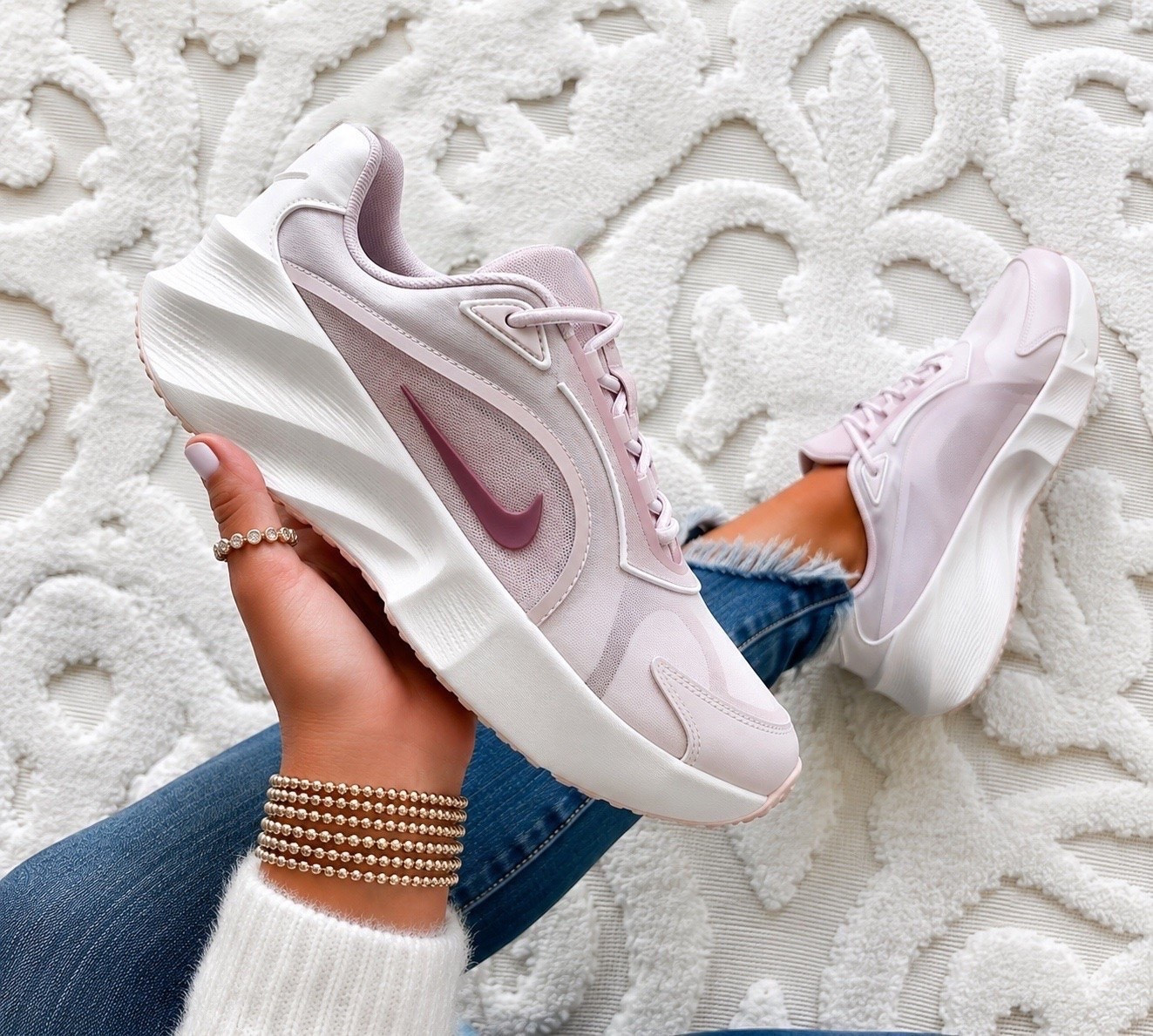 Nike Aura Edge sneakers runs true to size now $43 originally $95 with code dayone at checkout