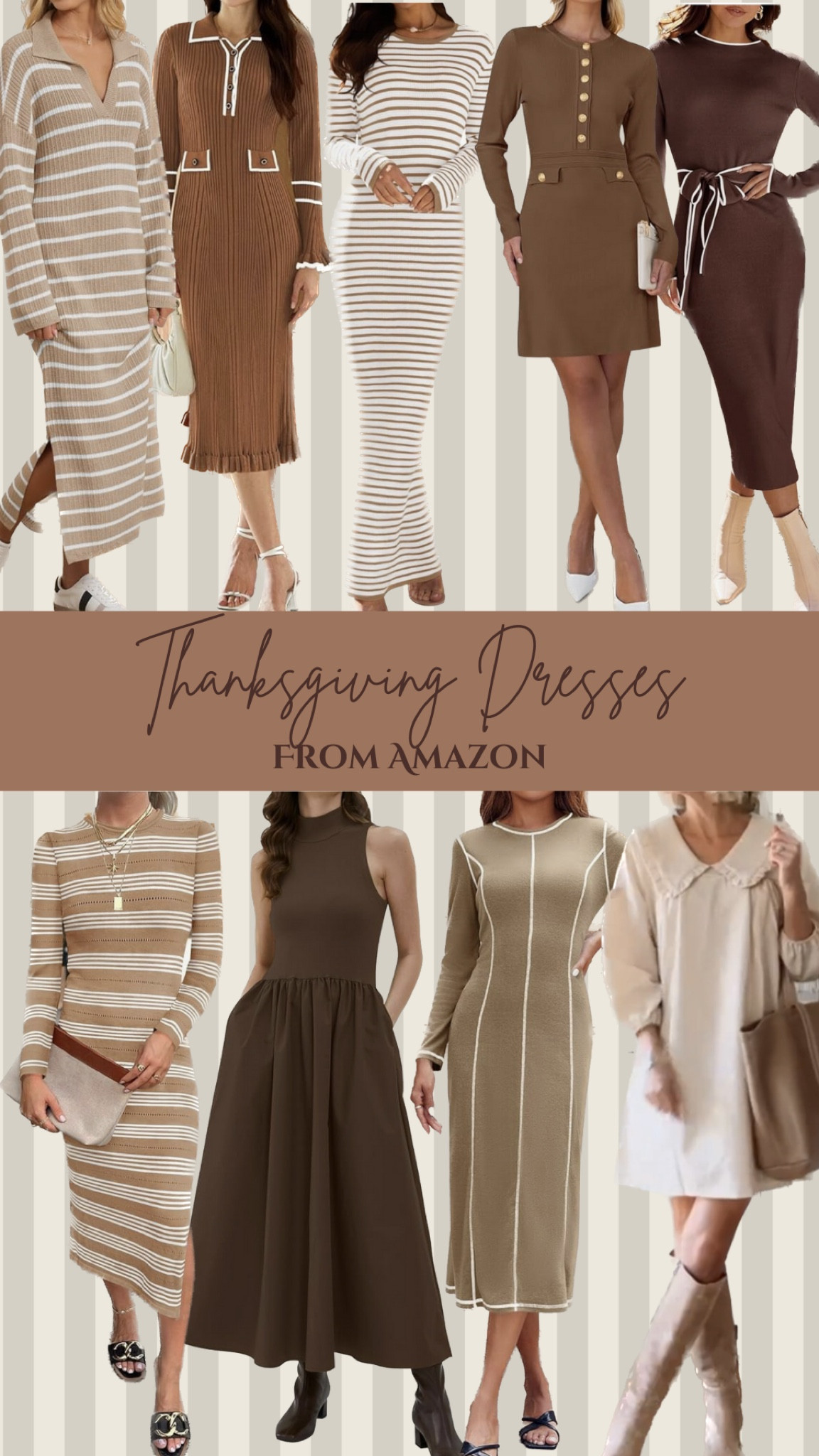 The cutest dresses for Thanksgiving & all from Amazon!🤎

#LTKSeasonal #LTKstyletip