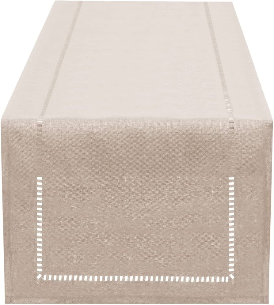 LLCUTESHOP Table Runner Linen Light Beige 12 x 72 Inch, Table Runner Modern, Tablerunner Linen Lo... | Amazon (US)