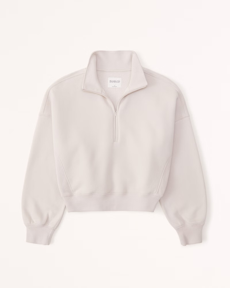 Women's Essential Sunday Half-Zip | Women's New Arrivals | Abercrombie.com | Abercrombie & Fitch (US)