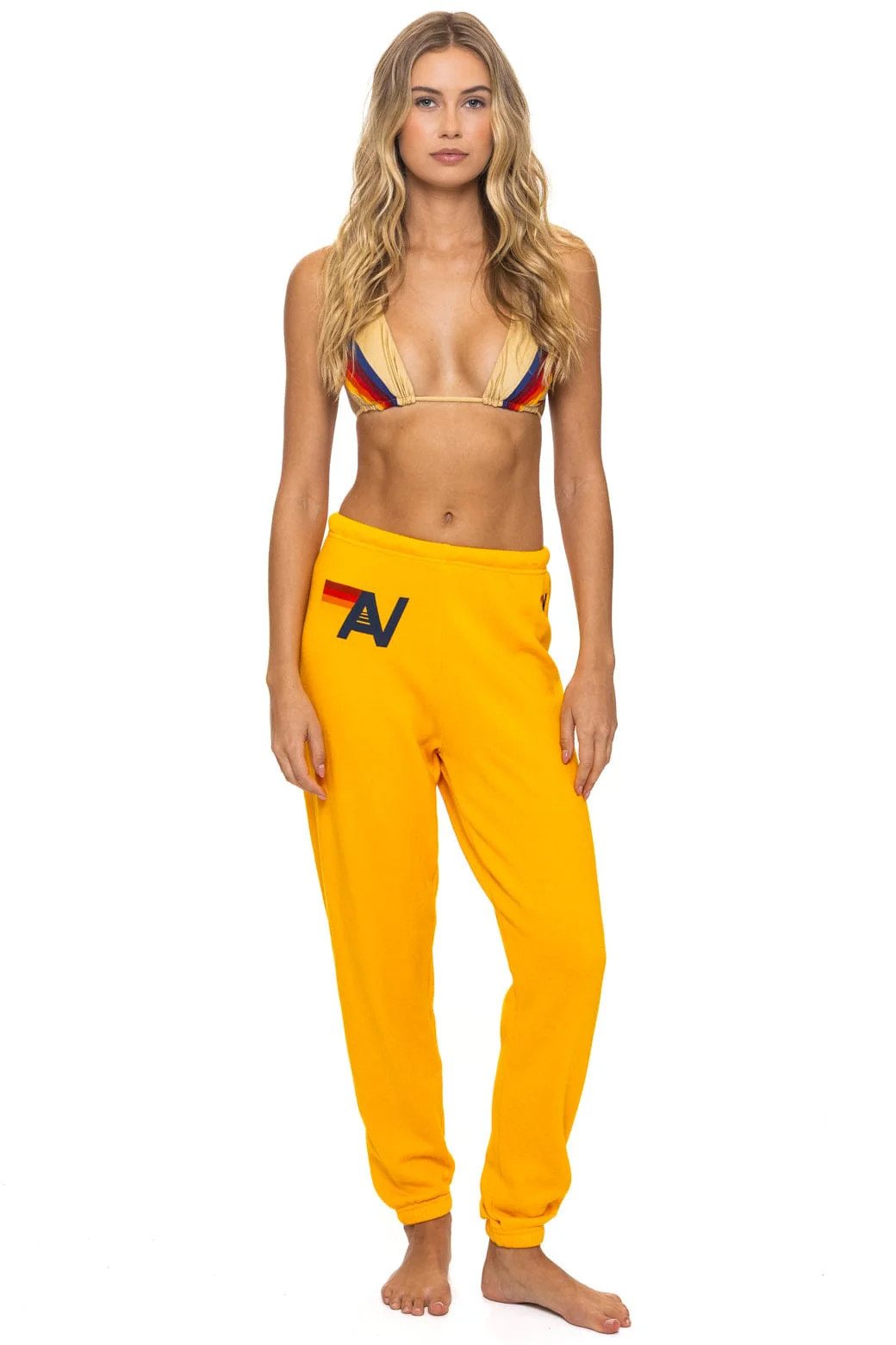 LOGO SWEATPANTS - GOLD | Aviator Nation