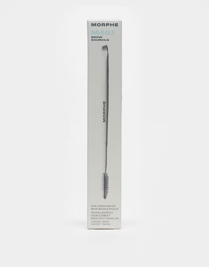 Morphe M401 Dual-Ended Angled Brow Brush & Spoolie-No colour | ASOS (Global)