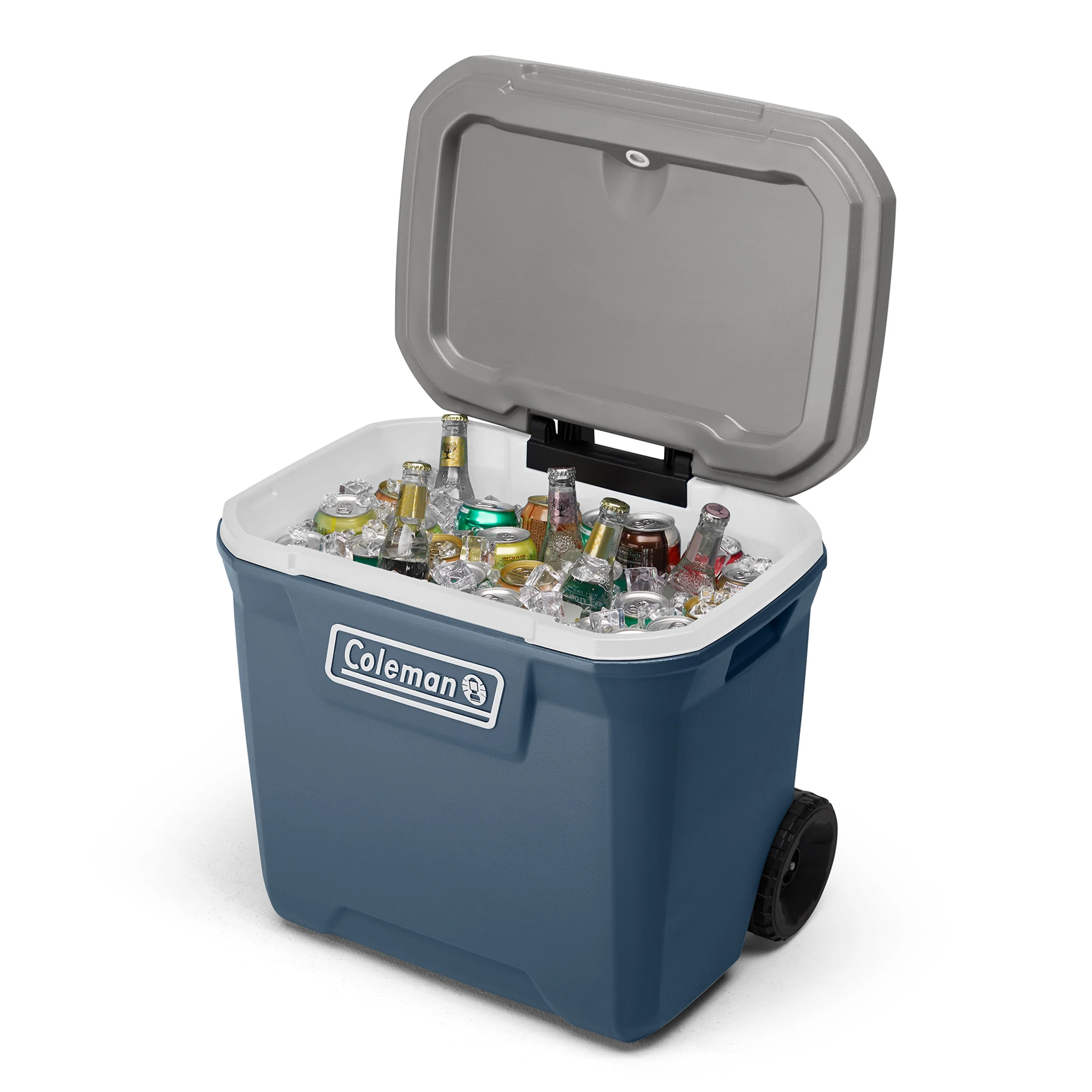 Coleman 316 Series 60QT Hard Chest Wheeled Cooler, Lakeside Blue | Walmart (US)