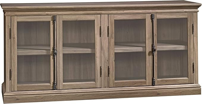 Sauder Barrister Lane Storage Credenza, For TV's up to 80", Salt Oak finish | Amazon (US)
