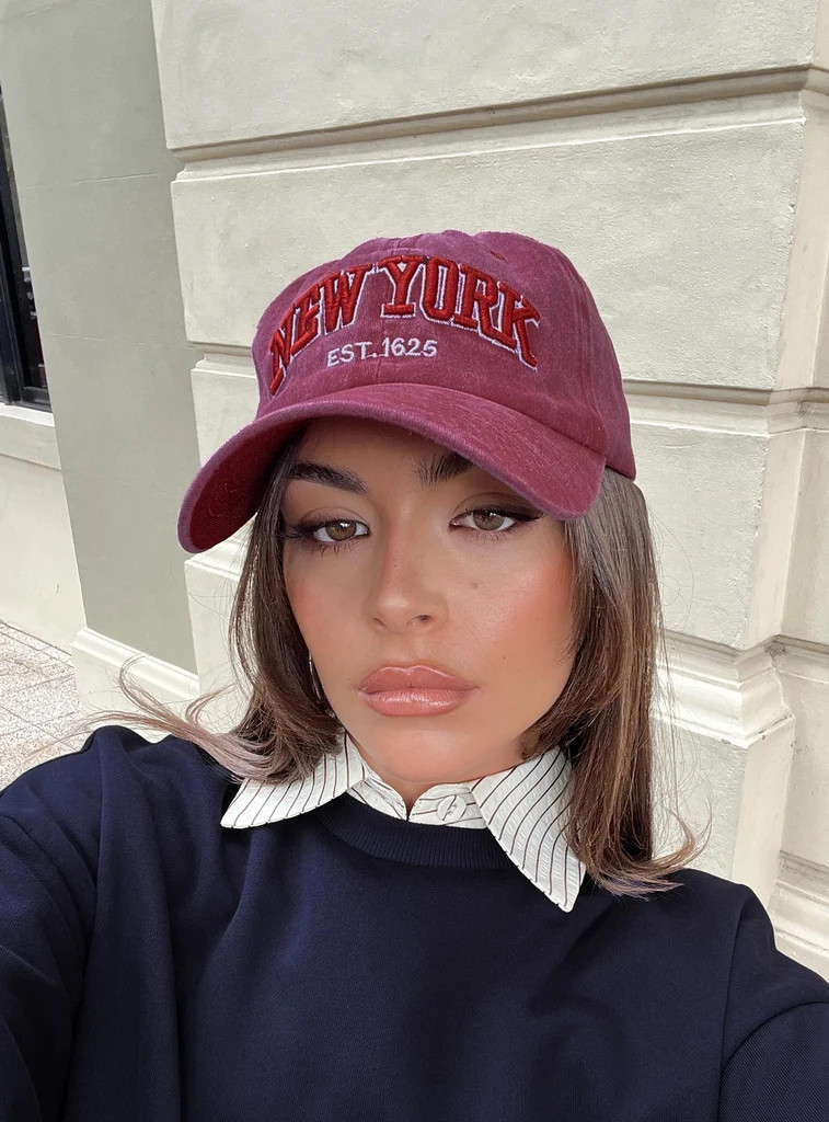 Normal Girl Hat Washed Red | Princess Polly US
