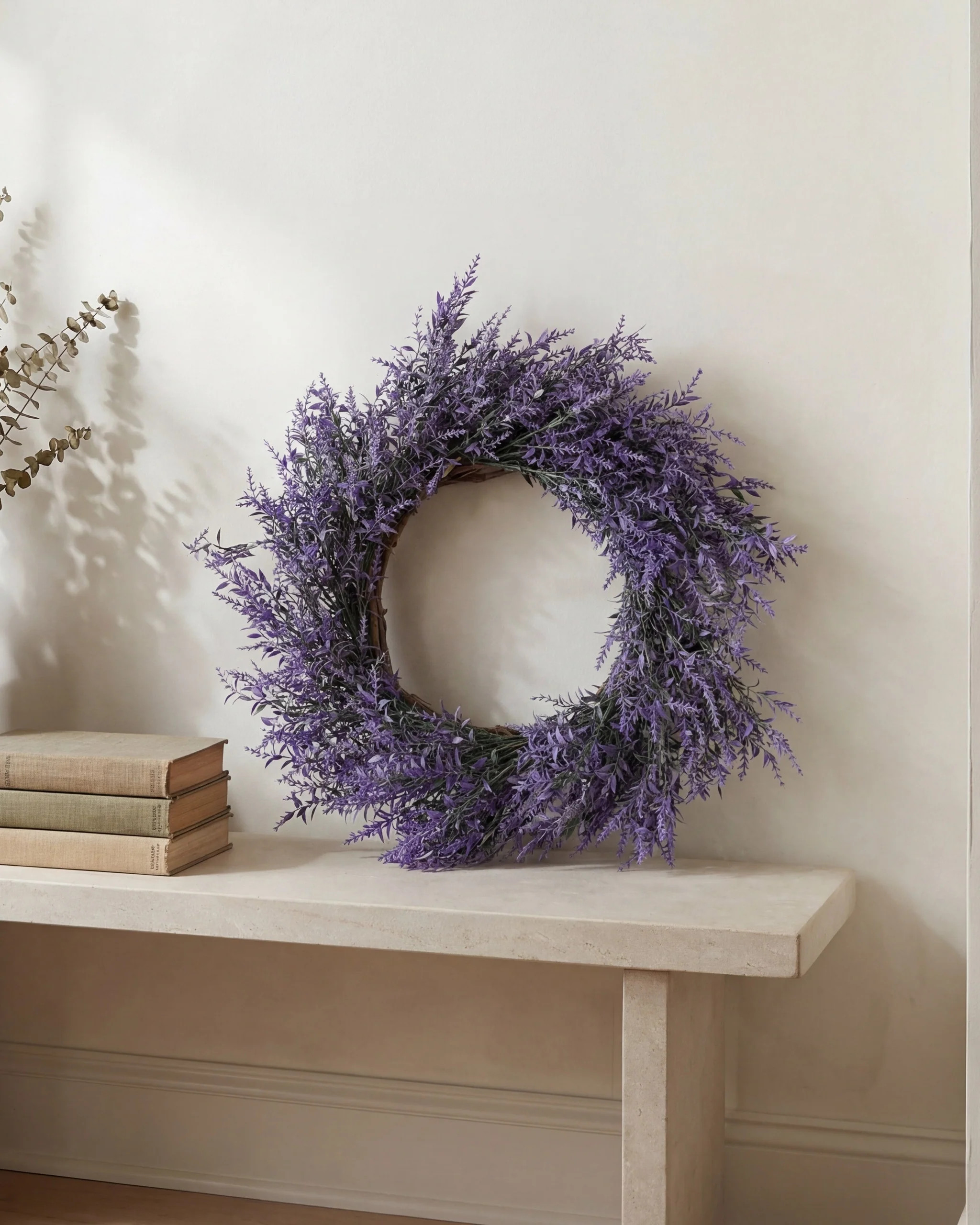Lavender | Faux Grapevine Wreath | MJHome