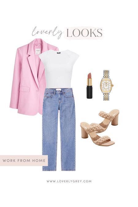 Loverly Grey work from home look perfect for the spring season. Loving this blazer from Abercrombie & Fitch  

#LTKworkwear #LTKSeasonal #LTKunder100