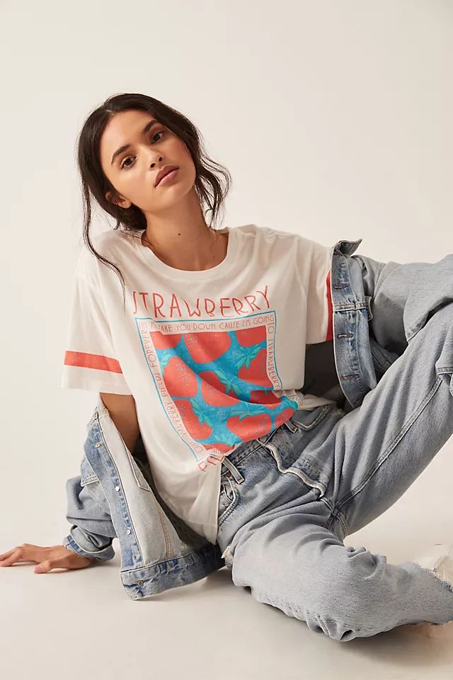 Strawberry Fields Forever Graphic Tee | Anthropologie (US)