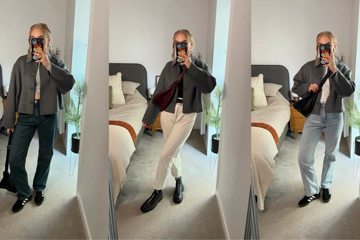 BOXY DOUBLE-FACED WOOL JACKET - … curated on LTK BOXY DOUBLE-FACED WOOL JACKET - … curated on LTK