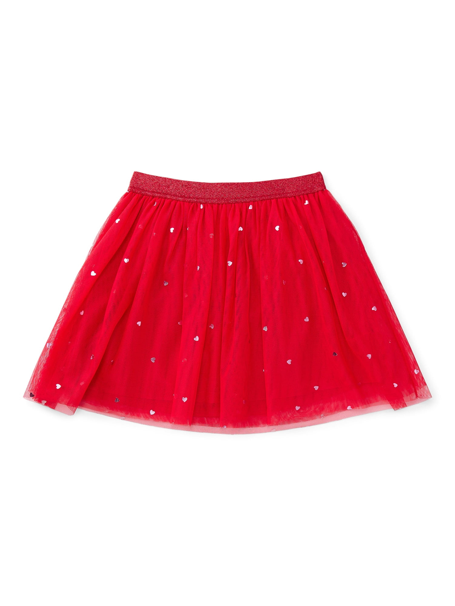 Way To Celebrate Girls Valentine's Day Mesh Skirt, Sizes 4-18 | Walmart (US)