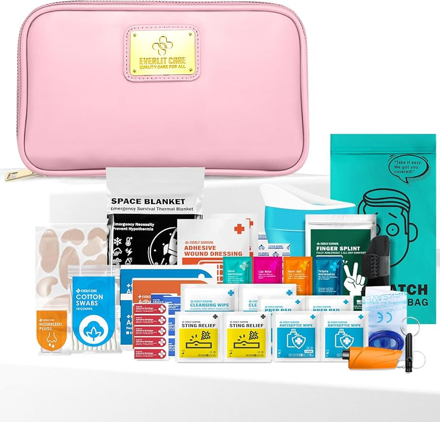 EVERLIT CARE Car First Aid Kit with Emergency Supplies Survival Gear Including Window Breaker Dis... | Amazon (US)
