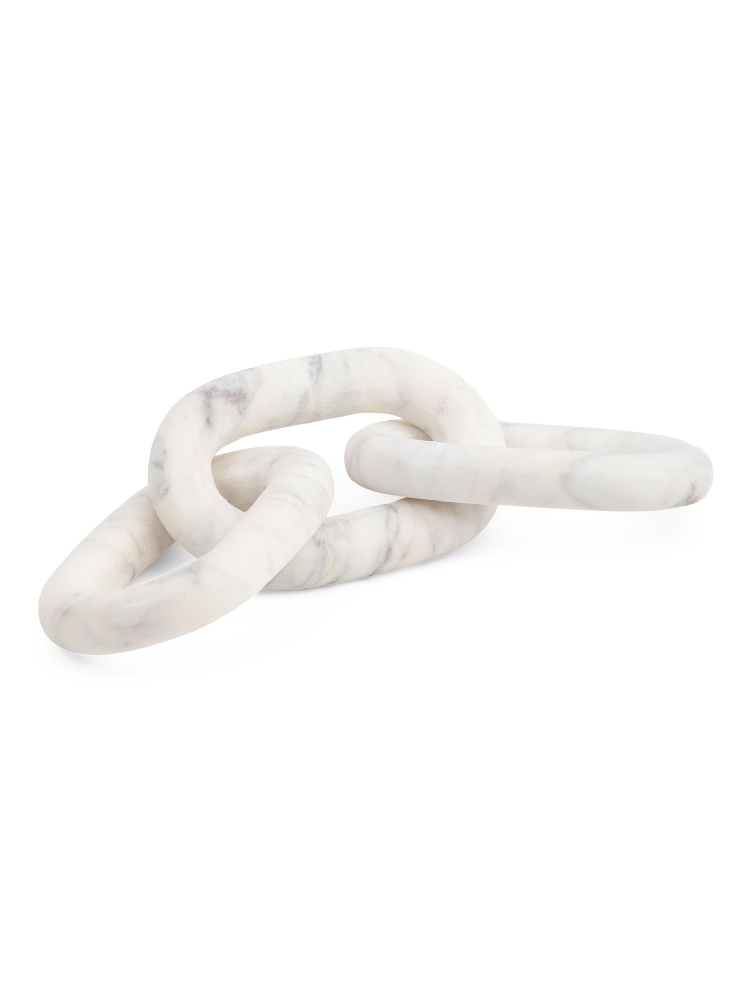 14in Marble Chain Link Decor | TJ Maxx