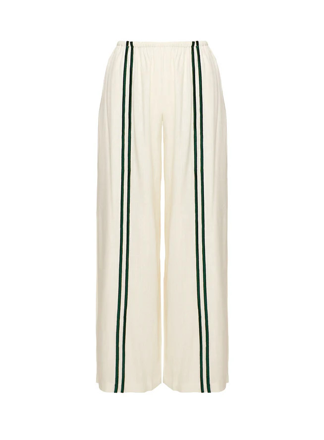 Telling Lies Pants White / Green | Princess Polly US