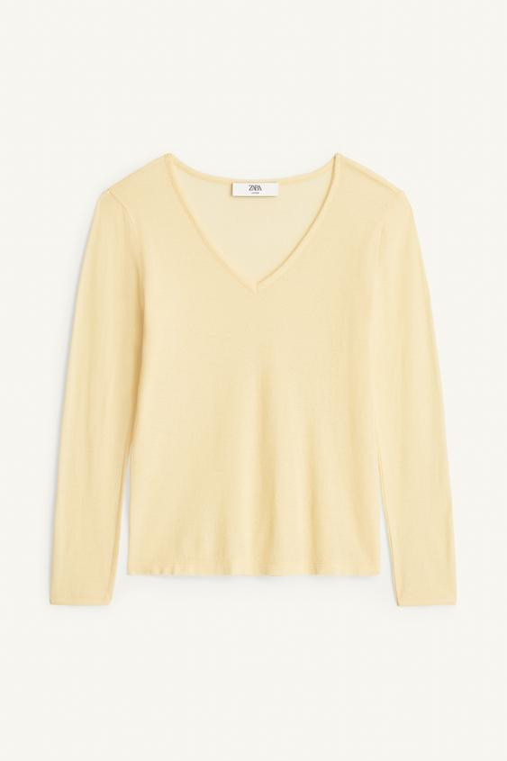 LIMITED EDITION V-NECK T-SHIRT | Zara UK