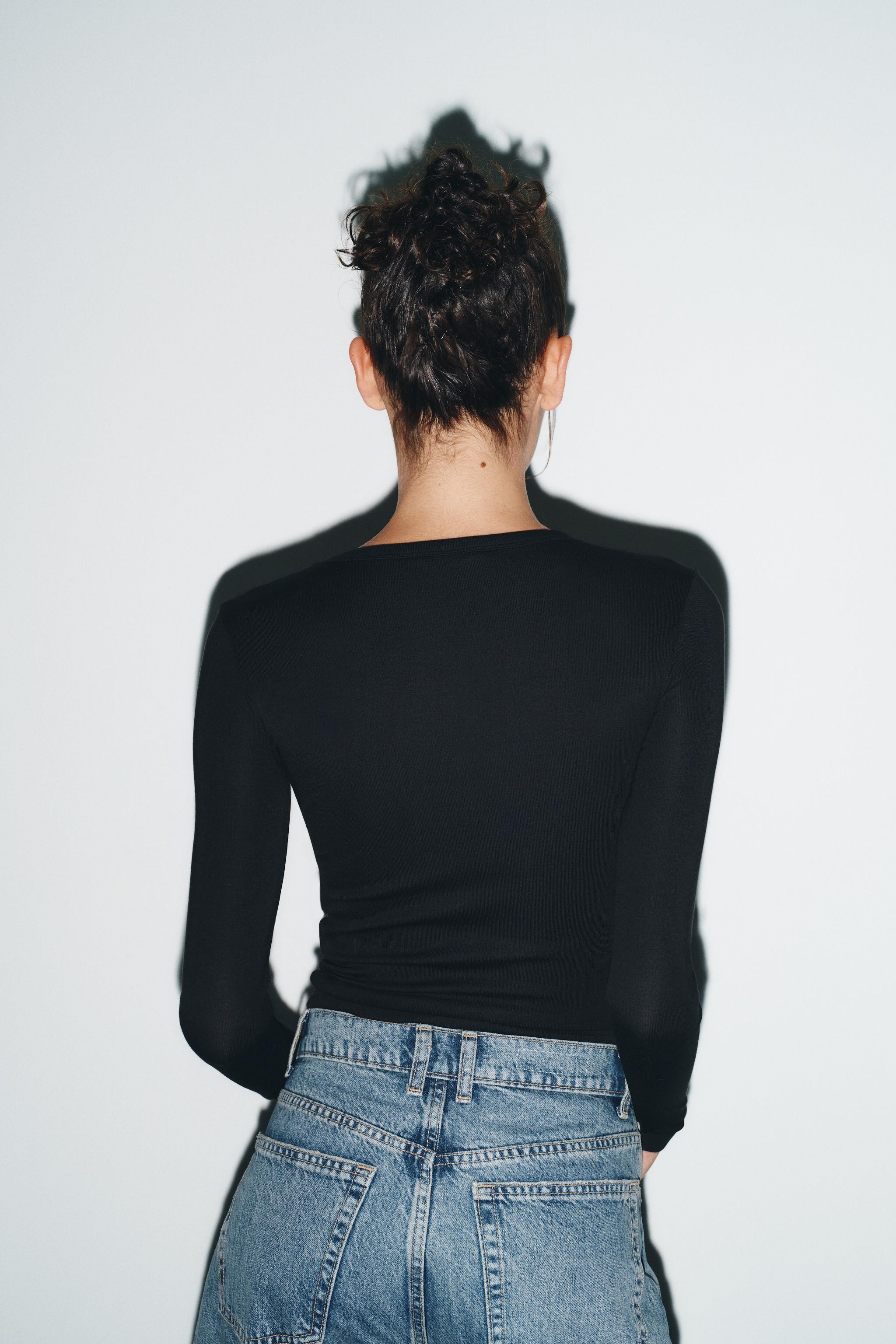 LONG SLEEVE T-SHIRT | Zara UK
