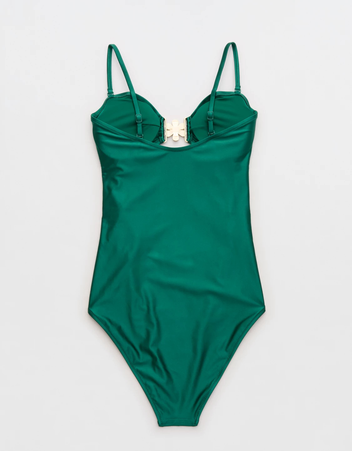 Aerie Floral Clasp One Piece Swimsuit | Aerie