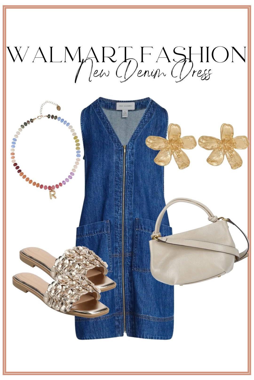 Walmart fashion is doing it AGAIN 🤯 this new denim dress is one of those pieces that looks so much more expensive than it is and the fit is perfection

The zip front + structured denim + oversized pockets gives it that elevated, boutique feel 👏🏼 I love how easy it is to style—dress it up with statement earrings and a cute bag or keep it casual with flats

This is one of those throw-on-and-go outfits that still makes you feel put together (aka my favorite kind 🙌🏼)

#walmartfashion #denimdress #springoutfits #casualstyle #elevatedbasics #affordablestyle #everydayoutfit #momootd #walmartstyle #budgetfriendlyfashion #springfashion #ootdinspo

#LTKPetite #LTKootd