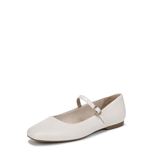 LifeStride Women's Beloved Mary Jane Flat Cream 12 W | Amazon (US)