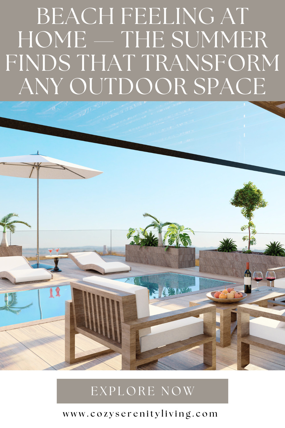 Beach Feeling At Home — The Summer Finds That Transform Any Outdoor Space

Bring resort-style living home with these affordable summer outdoor finds. From coastal-inspired patio decor and poolside accessories to outdoor lounge essentials, decorative planters, umbrellas, lanterns, and beach house accents, these pieces instantly transform any backyard, terrace, balcony, or pool area into a relaxing vacation retreat. Whether you're creating a coastal outdoor oasis, upgrading your patio for summer entertaining, or adding luxury resort vibes on a budget, these stylish finds make outdoor living feel effortless and inviting. outdoor decor ideas, patio styling inspiration, coastal outdoor decor, beach house aesthetic, poolside decor, backyard makeover ideas, summer patio accessories, outdoor furniture styling, terrace decorating ideas, resort inspired outdoor space, coastal living, vacation home decor, outdoor entertaining essentials, backyard oasis, Amazon outdoor finds, summer home decor, pool area styling, outdoor living inspiration

#LTKSeasonal #LTKHome #LTKSwim