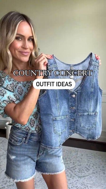Country concert outfit ideas 🤠 

In love with the vest trend - they are so versatile- here are 4 ways I would style for country concerts this summer! 


#LTKStyleTip #LTKOver40 #LTKFindsUnder50