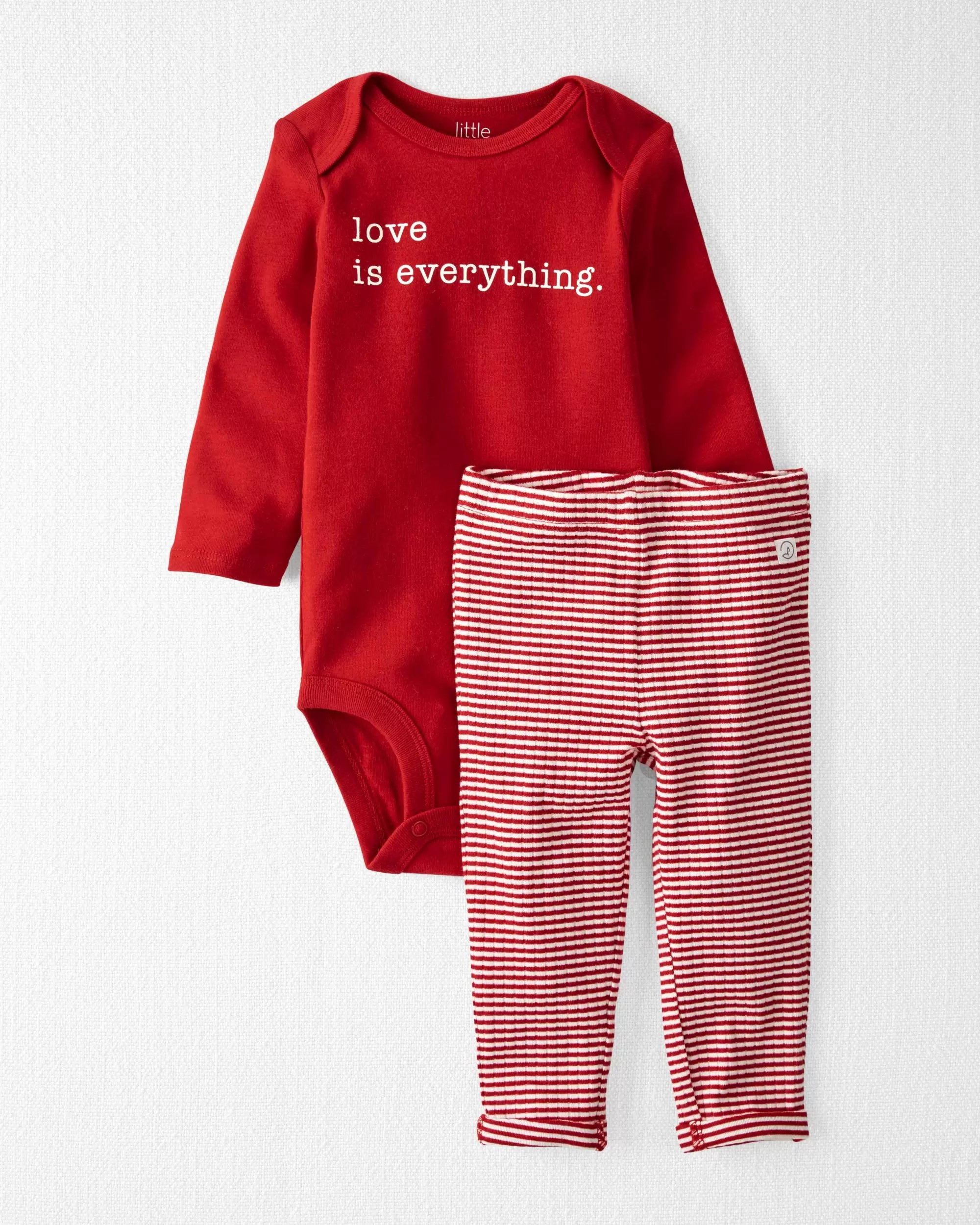 2-Piece Organic Bodysuit Pant Set | Carter's