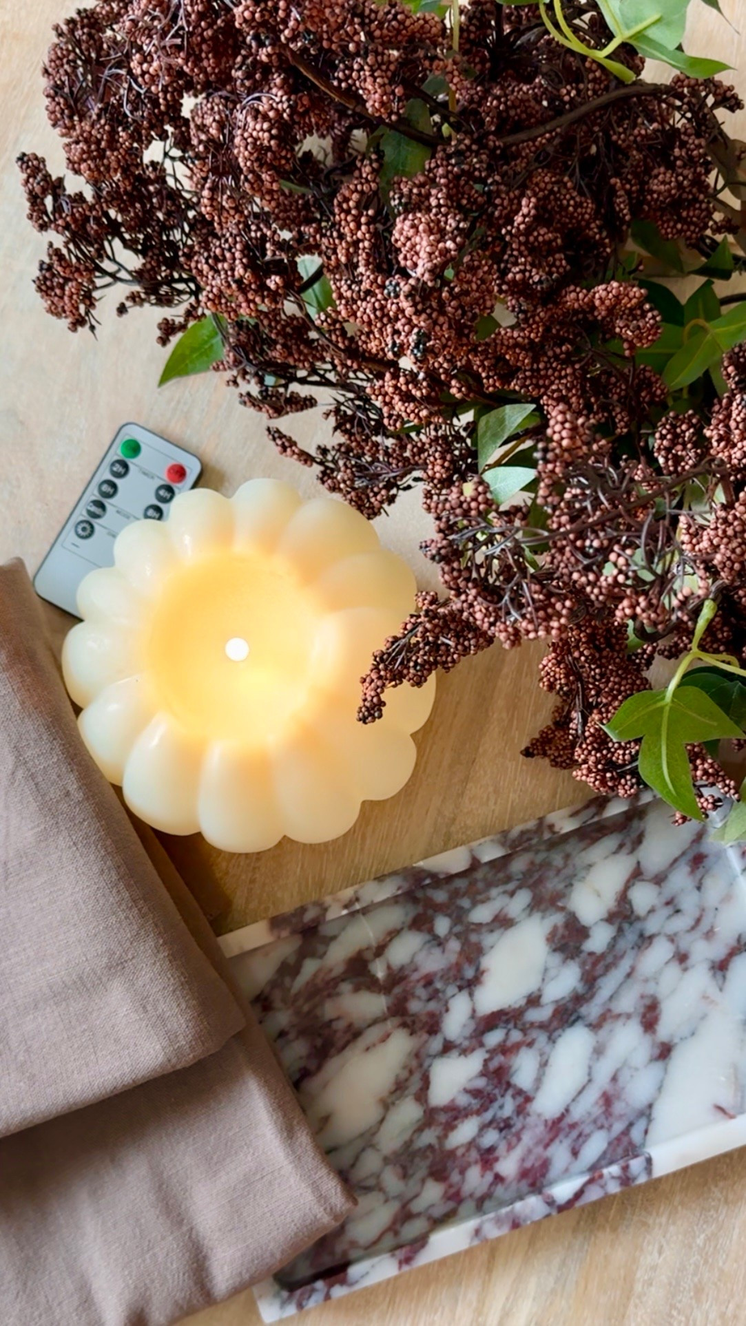 Amazon Fall Mini Haul

One of my favorite little details for fall. 🍂 This pumpkin candle is remote operated, so you get all the cozy glow with the convenience of a timer. Paired with these rich berry stems, it instantly makes any space feel warm and inviting. Amazon fall decor, remote candle, pumpkin candle, faux berry stems, cozy home decor, fall decorating, autumn home, neutral fall decor. #falldecor #amazonhome #cozyhome #fallfinds #homedecor #autumndecor #neutralhome #amazonfinds #fallinspo #seasonaldecor

#LTKHome #LTKSaleAlert #LTKSeasonal