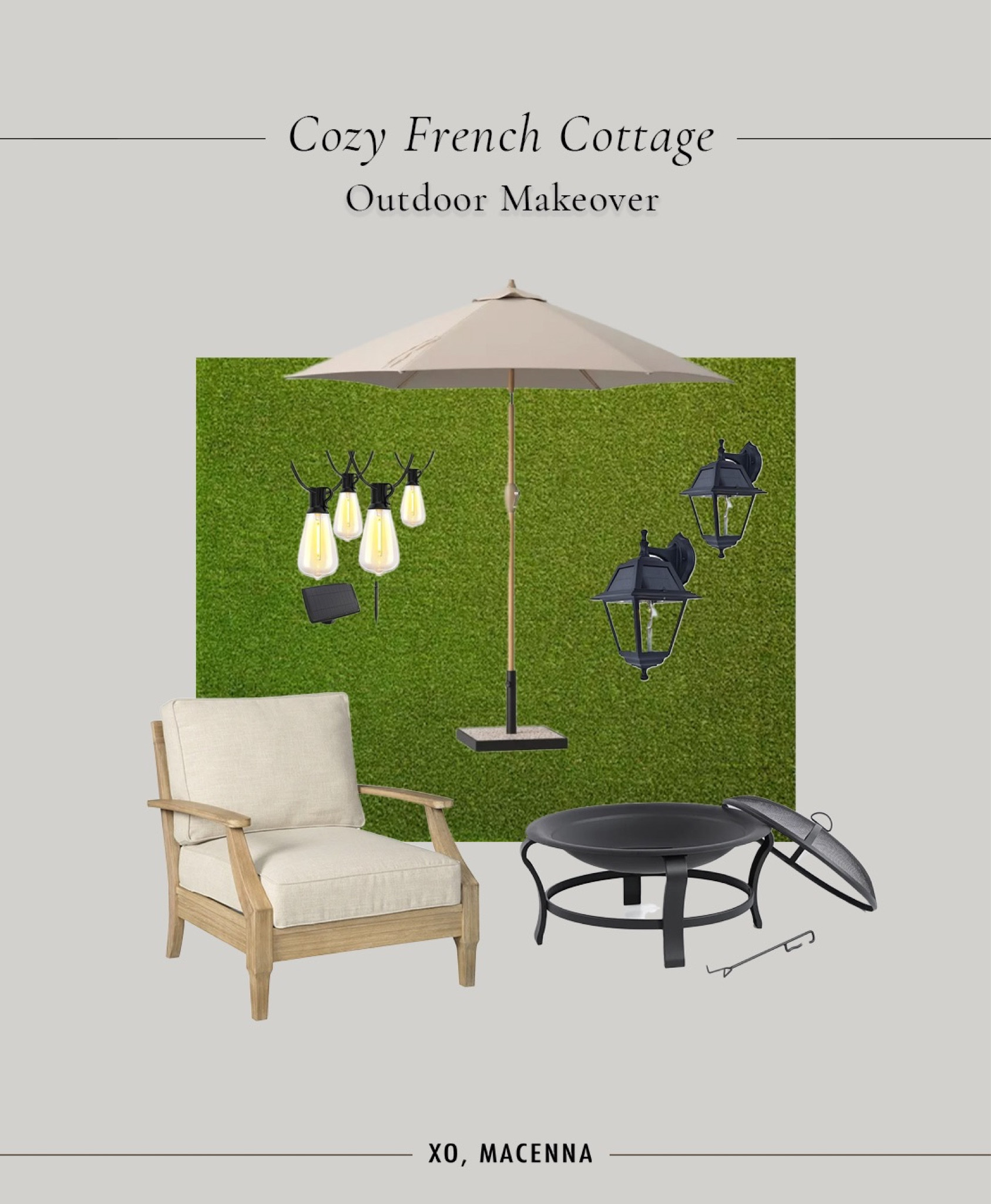 Our poolside patio makeover is complete with a cozy French cottage vibe & Kinsley, our maltipoo, finally has some pet turf to play in! 

#LTKFind #LTKSeasonal #LTKhome