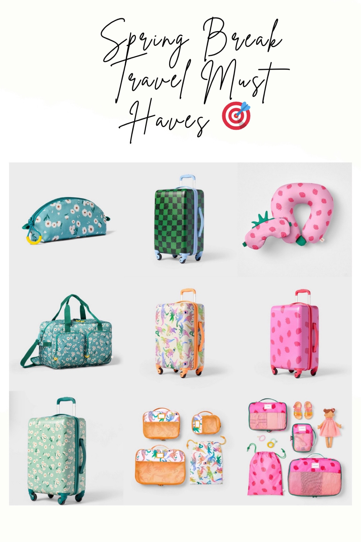 Spring Break travel must haves for the kids! I never travel anywhere without packing cubes! This new collection from Cat and Jack is adorable! I love all the matching! 

Kids luggage 
Spring break 
Travel must haves 



#LTKTravel #LTKMostLoved #LTKKids