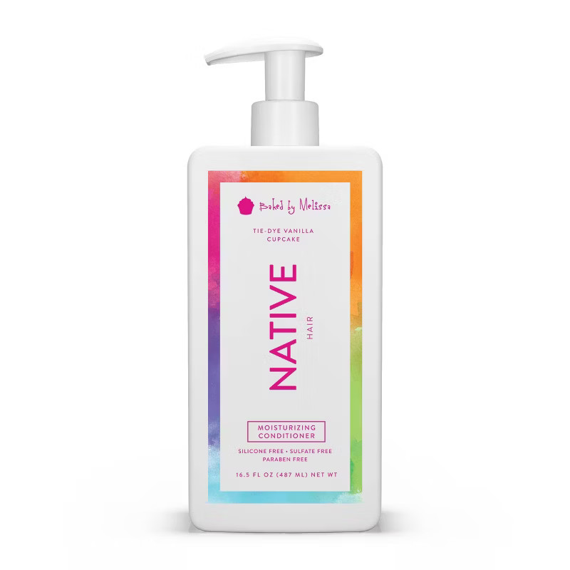 Native x Baked by Melissa Tie-Dye Vanilla Cupcake Moisturizing Conditioner - 16.5 fl oz | Target
