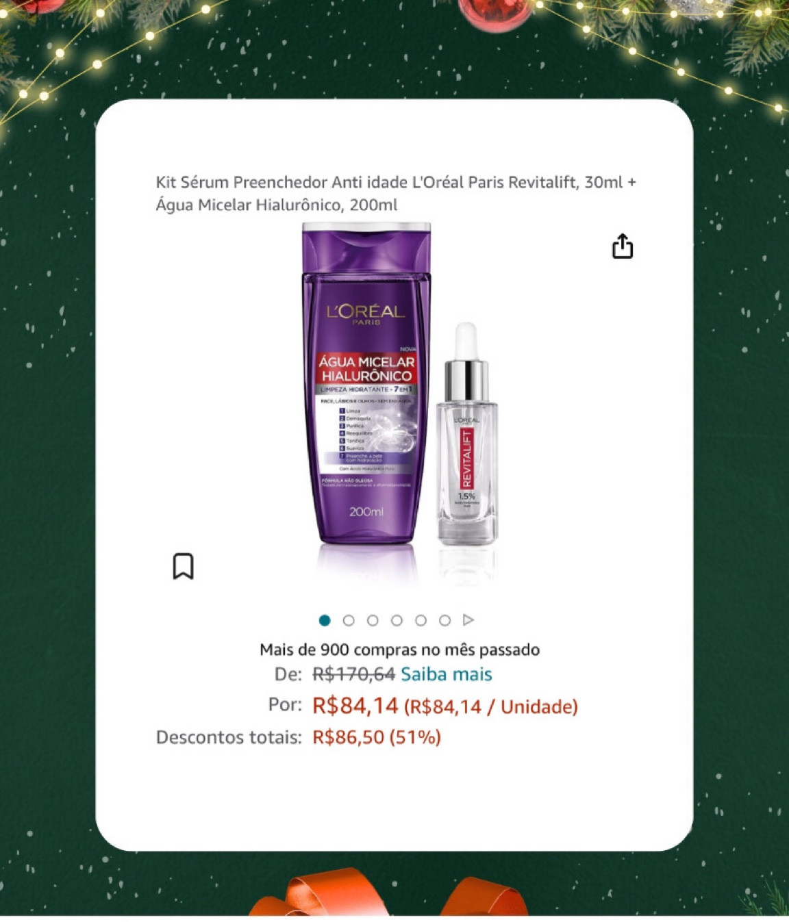 Kit Sérum Preenchedor Anti idade L'Oréal Paris Revitalift, 30ml + Água Micelar Hialurônico, 200ml

#LTKbrasil #LTKbeauty