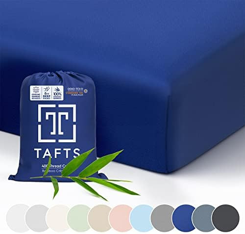 TAFTS Bamboo Crib Sheet Fitted, Girls Boys & Unisex 100% Organic Bamboo Crib Sheet for Standard Crib | Amazon (US)